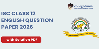 ISC Class 12 English Paper 1 Question Paper 2026 with Answer Key and Solution PDF